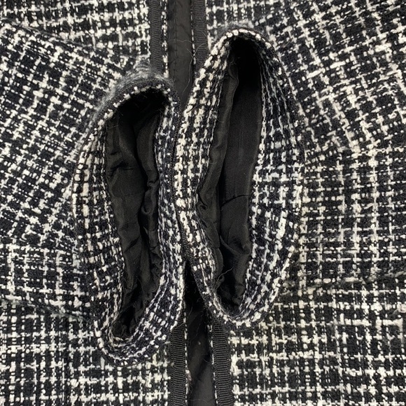 Spenser Jeremy Black and White Open Front Blazer Medium - Picture 10 of 10